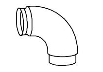 Труба выхлопного газа DINEX 18204