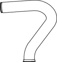 Труба выхлопного газа DINEX 18140