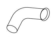 Труба выхлопного газа DINEX 18114