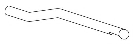 Труба выхлопного газа DINEX 44623