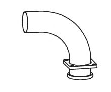 Труба выхлопного газа DINEX 44291