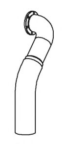 Труба выхлопного газа DINEX 44273