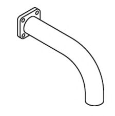 Труба выхлопного газа DINEX 44229