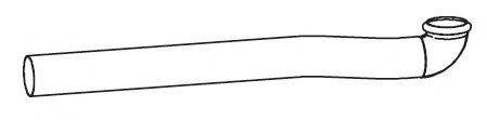 Труба выхлопного газа DINEX 81258