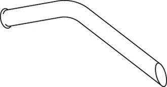 Труба выхлопного газа DINEX 80682