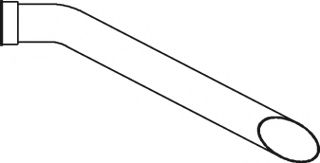 Труба выхлопного газа DINEX 18639