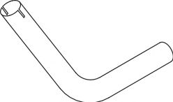 Труба выхлопного газа DINEX 52291