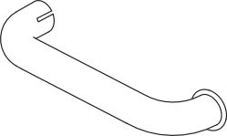 Труба выхлопного газа DINEX 53728