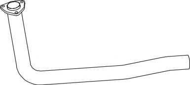 Труба выхлопного газа DINEX 62110