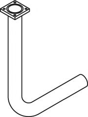 Труба выхлопного газа DINEX 21140