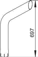 Труба выхлопного газа DINEX 64766