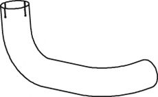 Труба выхлопного газа DINEX 28283