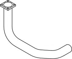 Труба выхлопного газа DINEX 70229