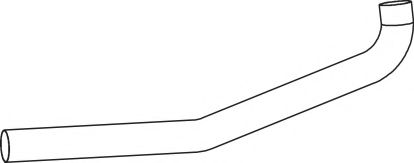 Труба выхлопного газа DINEX 70251