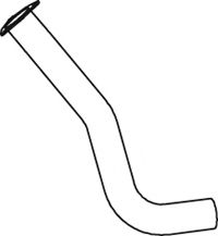 Труба выхлопного газа ZARA 740