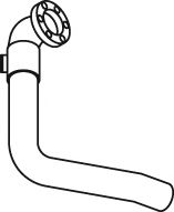 Труба выхлопного газа DINEX 44132