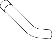 Труба выхлопного газа DINEX 80614