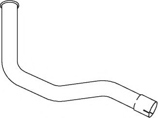 Труба выхлопного газа DINEX 50653