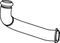 Труба выхлопного газа DINEX 66143