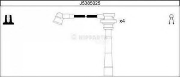 Комплект проводов зажигания NIPPARTS J5385025
