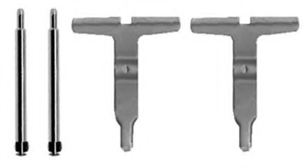 Комплектующие, колодки дискового тормоза MGA A198