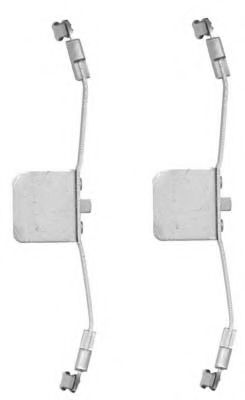 Комплектующие, колодки дискового тормоза MGA A265