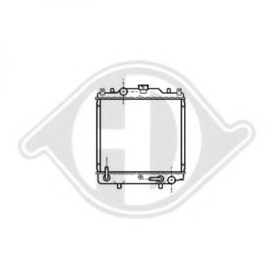 Радиатор, охлаждение двигателя DIEDERICHS 8136137
