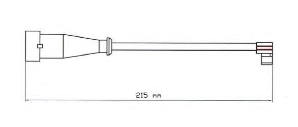 Сигнализатор, износ тормозных колодок BERAL UAI177