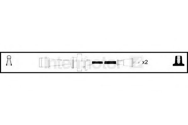 Комплект проводов зажигания STANDARD 76101