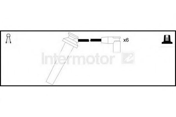 Комплект проводов зажигания STANDARD 83723