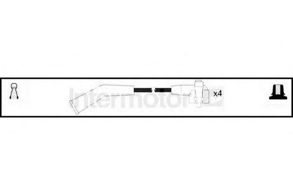 Комплект проводов зажигания STANDARD 83725