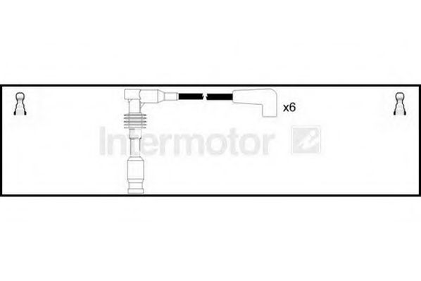 Комплект проводов зажигания STANDARD 76285