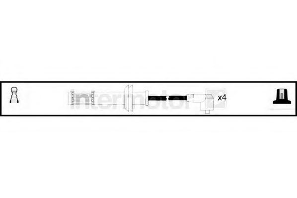 Комплект проводов зажигания STANDARD 73536