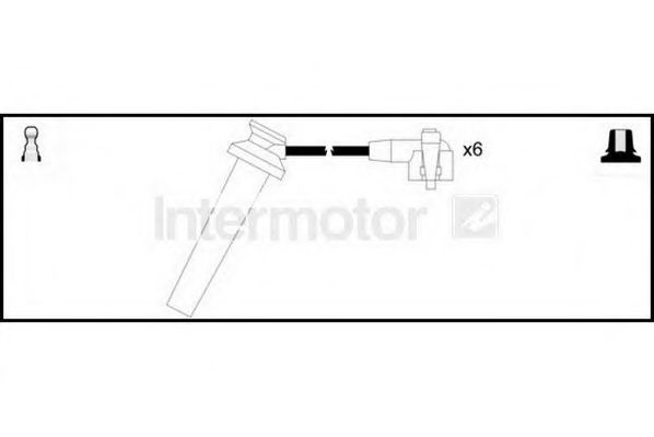 Комплект проводов зажигания STANDARD 83062