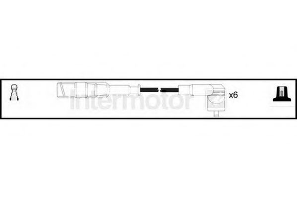 Комплект проводов зажигания STANDARD 73657