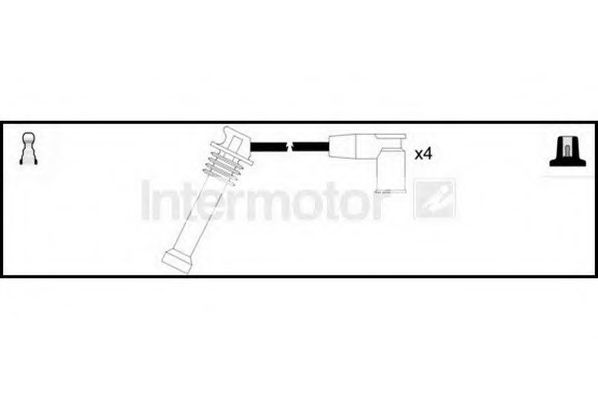 Комплект проводов зажигания STANDARD 83069