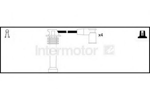 Комплект проводов зажигания STANDARD 83070