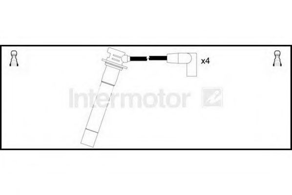 Комплект проводов зажигания STANDARD 73426