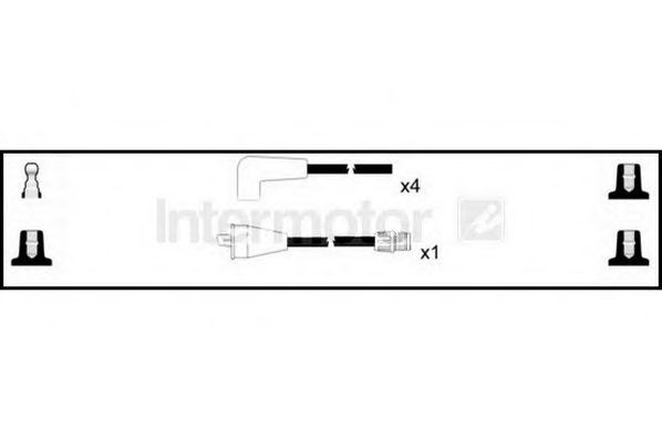 Комплект проводов зажигания STANDARD 76321