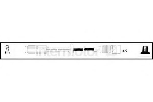 Комплект проводов зажигания STANDARD 73915