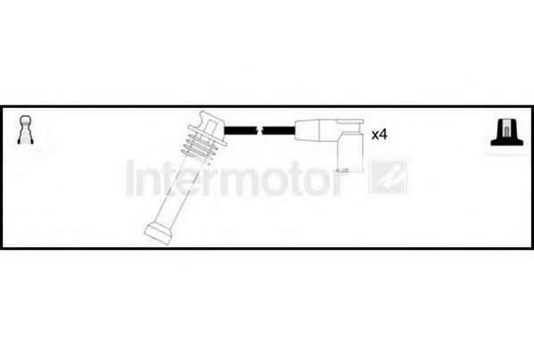 Комплект проводов зажигания STANDARD 73960