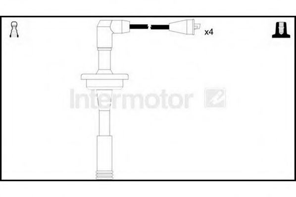 Комплект проводов зажигания STANDARD 73981