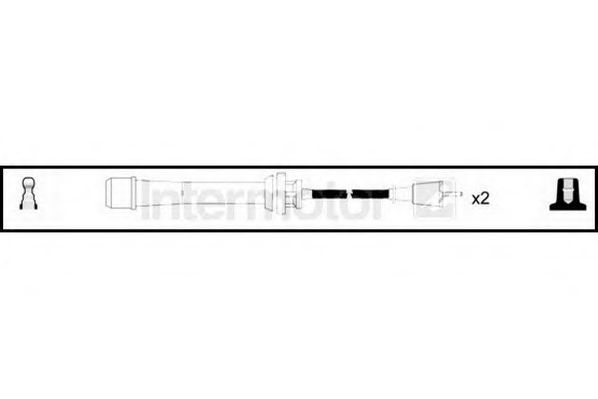 Комплект проводов зажигания STANDARD 83086