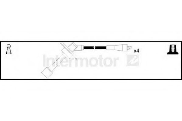 Комплект проводов зажигания STANDARD 76047