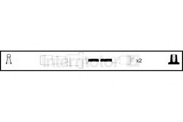 Комплект проводов зажигания STANDARD 76057