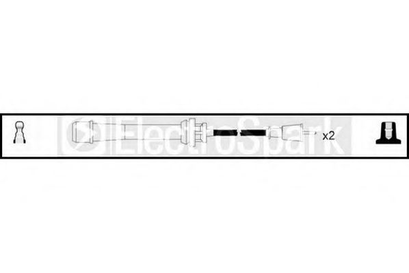 Комплект проводов зажигания STANDARD OEK806