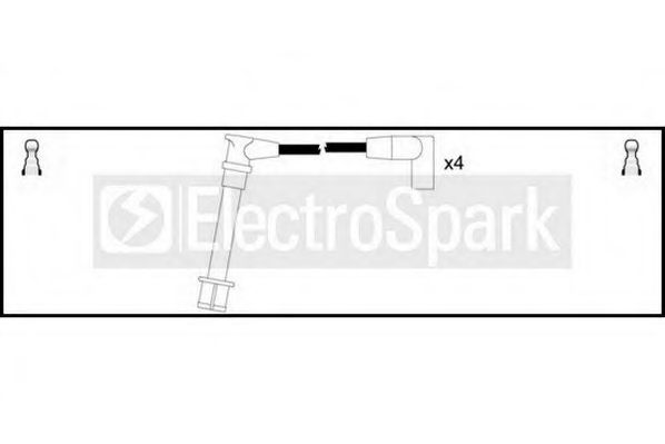 Комплект проводов зажигания STANDARD OEK701