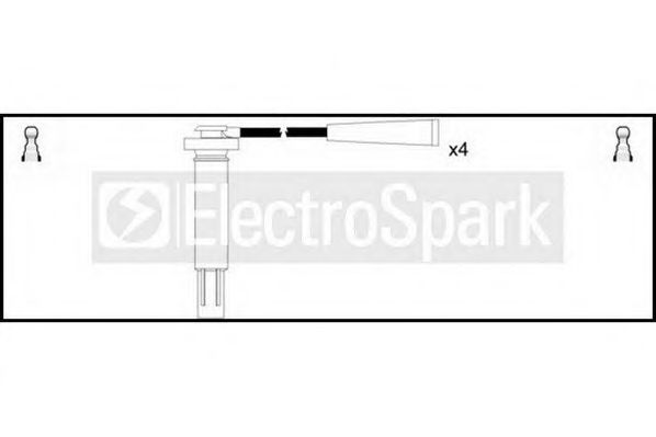 Комплект проводов зажигания STANDARD OEK705