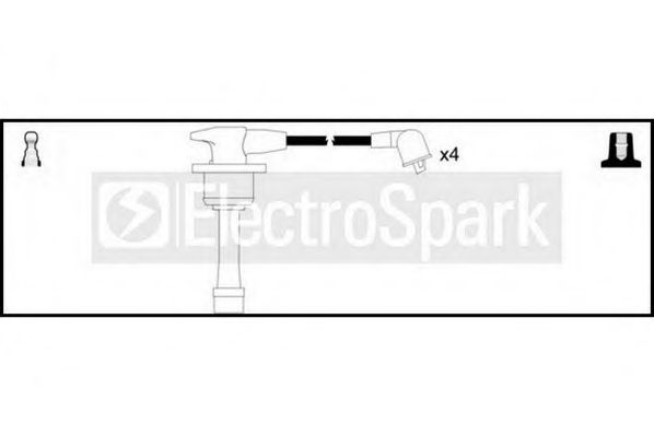 Комплект проводов зажигания STANDARD OEK599