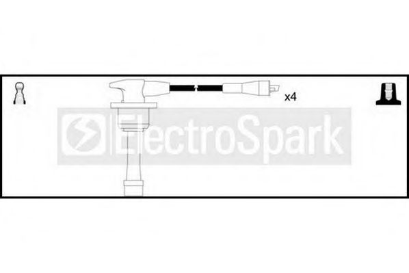 Комплект проводов зажигания STANDARD OEK362